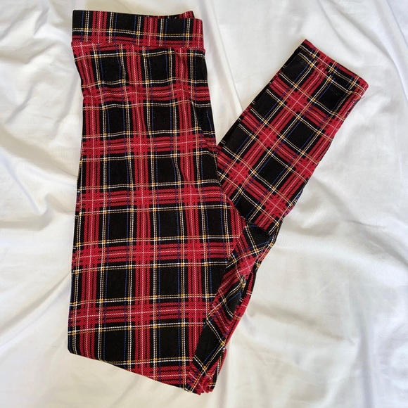 COPY - H&M PLAID HIGH WAISTED LEGGINGS - Picture 5 of 6